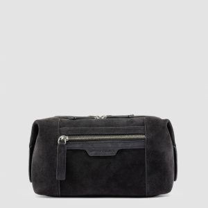 JULES 008 - Black Suede Pouch