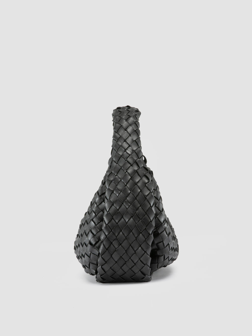 BOLINA 144 - Black Leather Handle Bag - Image 4