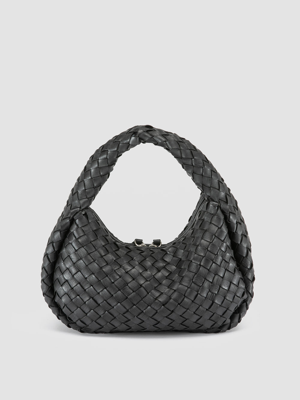 BOLINA 144 - Black Leather Handle Bag - Image 5
