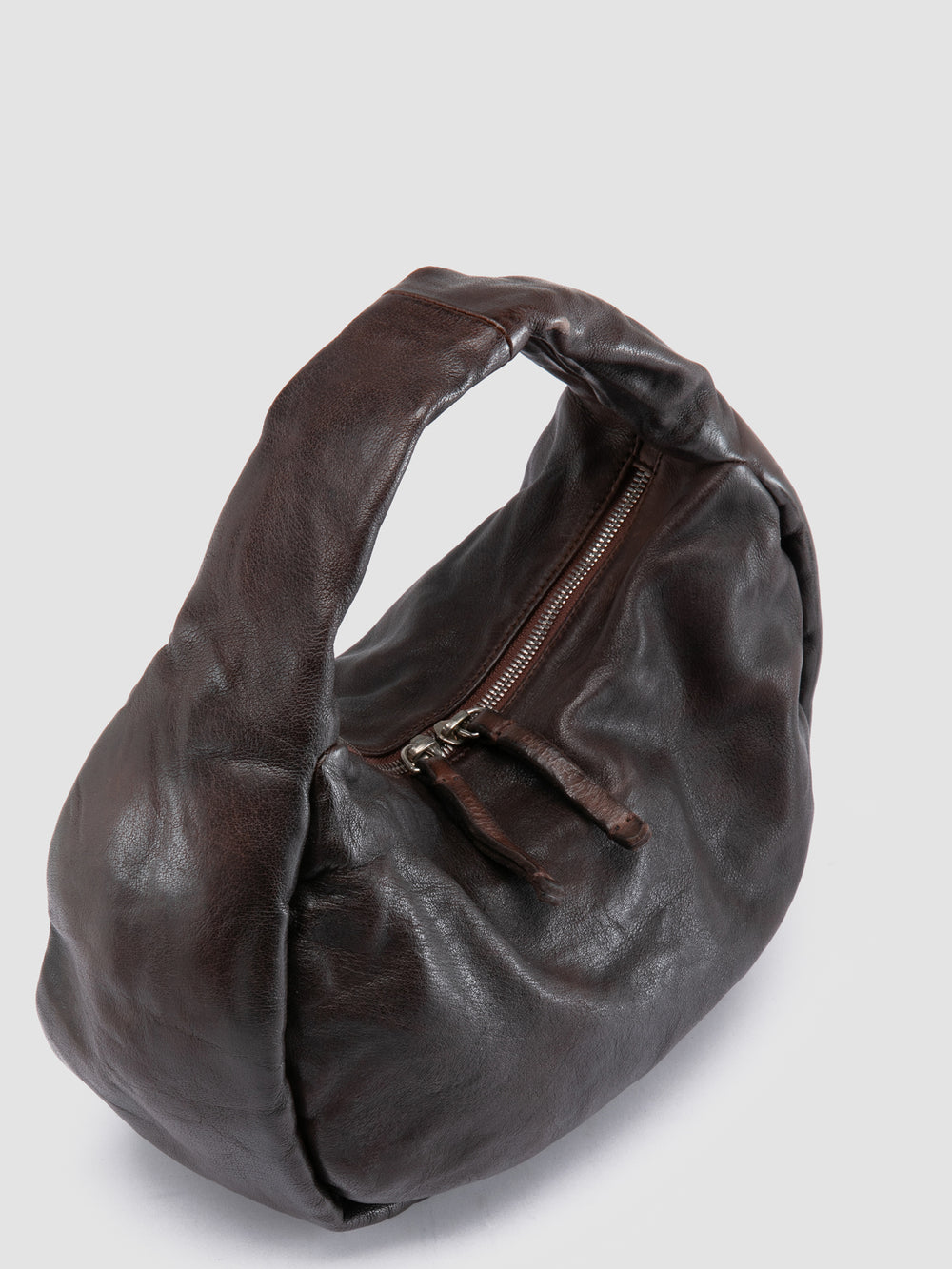 BOLINA 044 - Brown Leather Shoulder Bag - Image 3