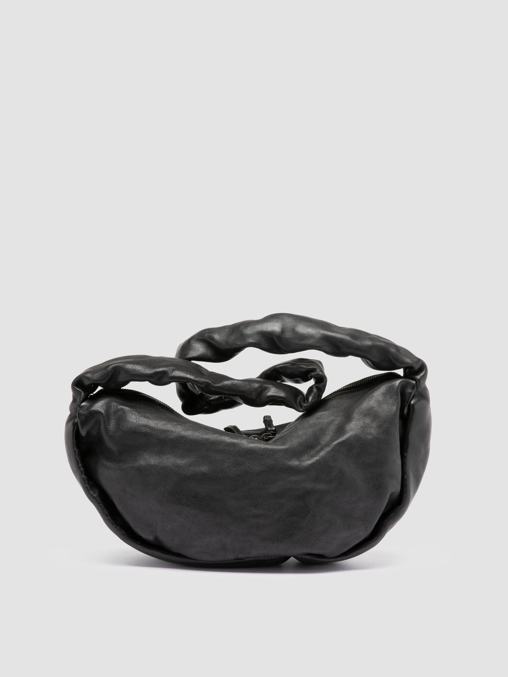 BOLINA 046 - Black Leather Crossbody Bag - Image 5
