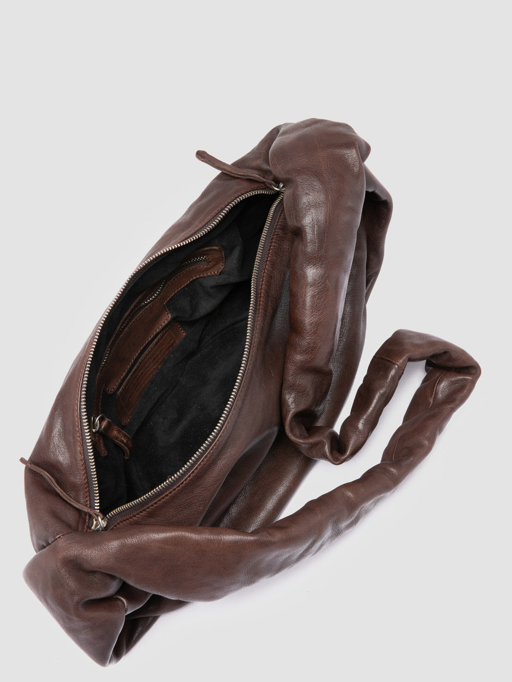 BOLINA 046 - Brown Leather Crossbody Bag - Image 7