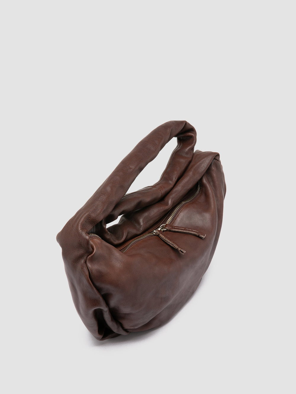 BOLINA 046 - Brown Leather Crossbody Bag - Image 3