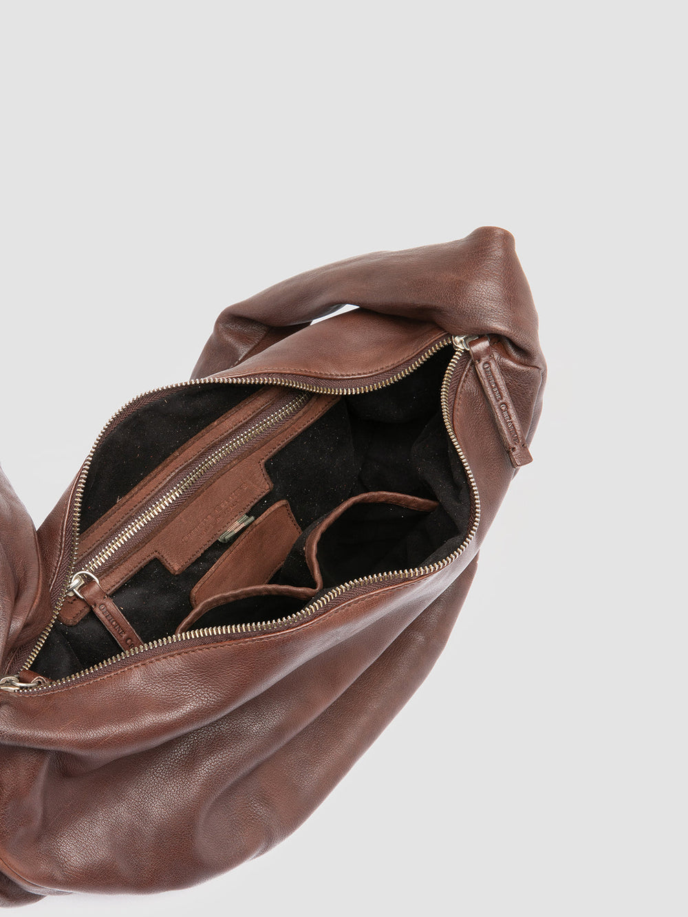 BOLINA 046 - Brown Leather Crossbody Bag - Image 7