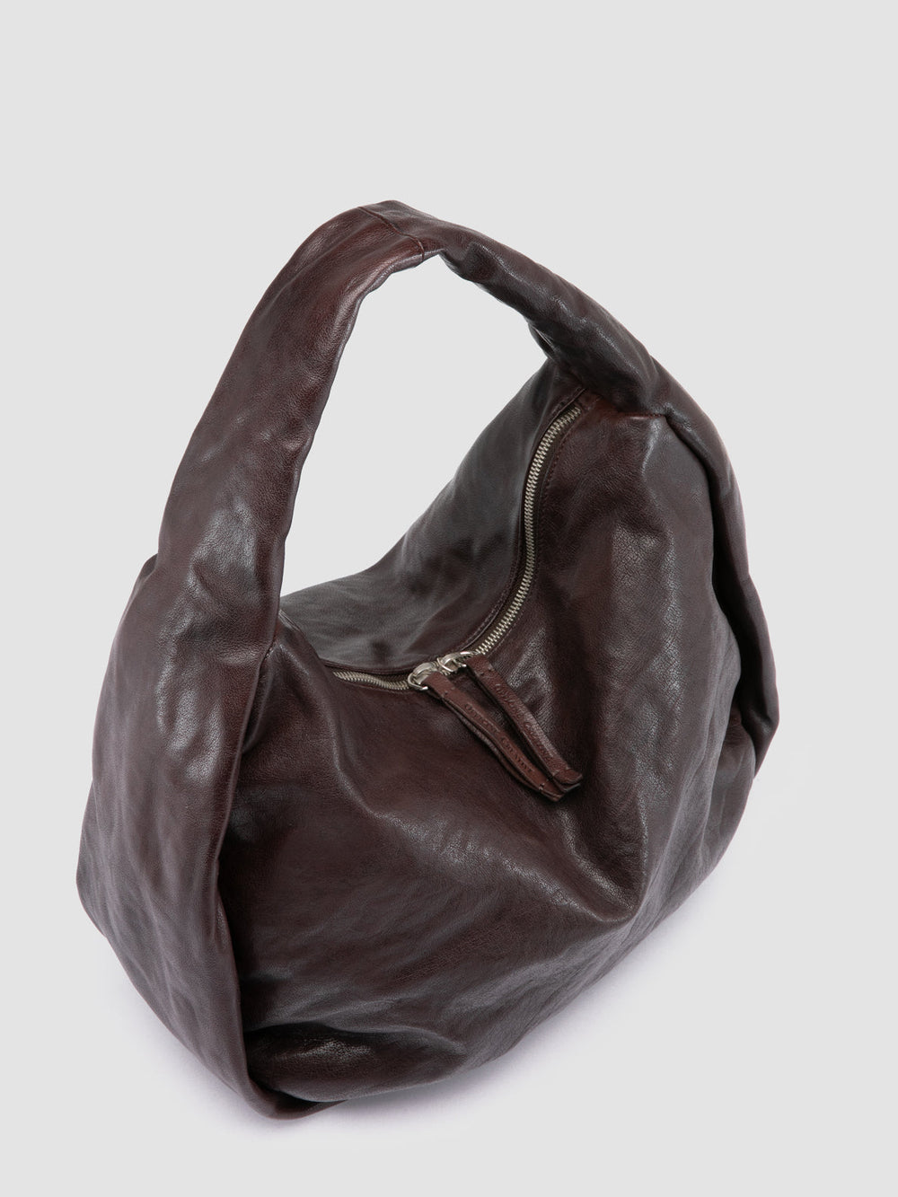 BOLINA 048 - Brown Leather Shoulder Bag - Image 3