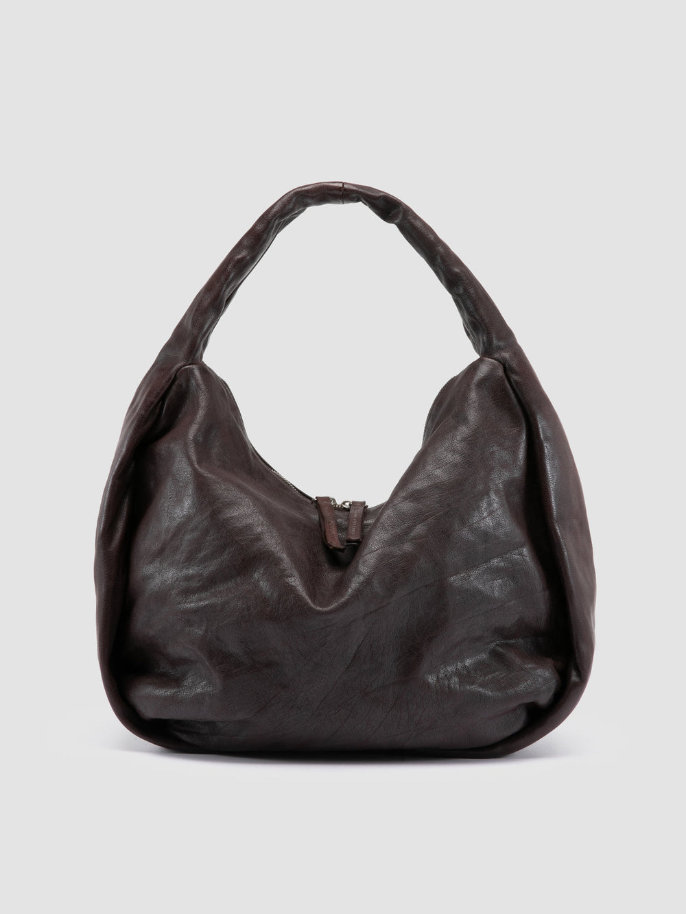 BOLINA 048 - Brown Leather Shoulder Bag - Image 5