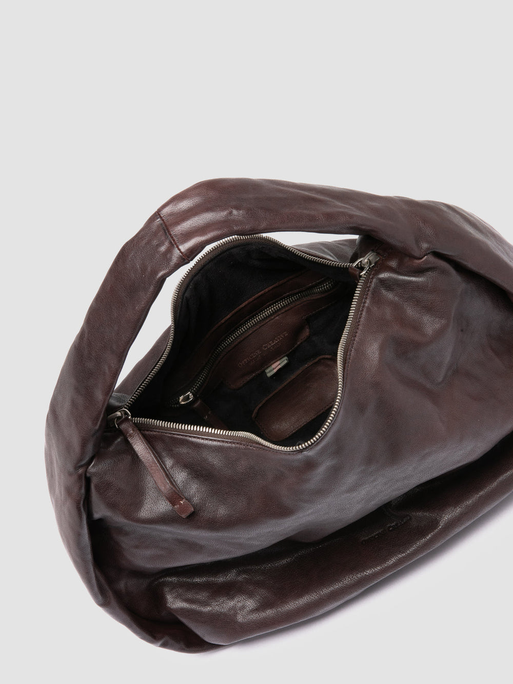 BOLINA 048 - Brown Leather Shoulder Bag - Image 7