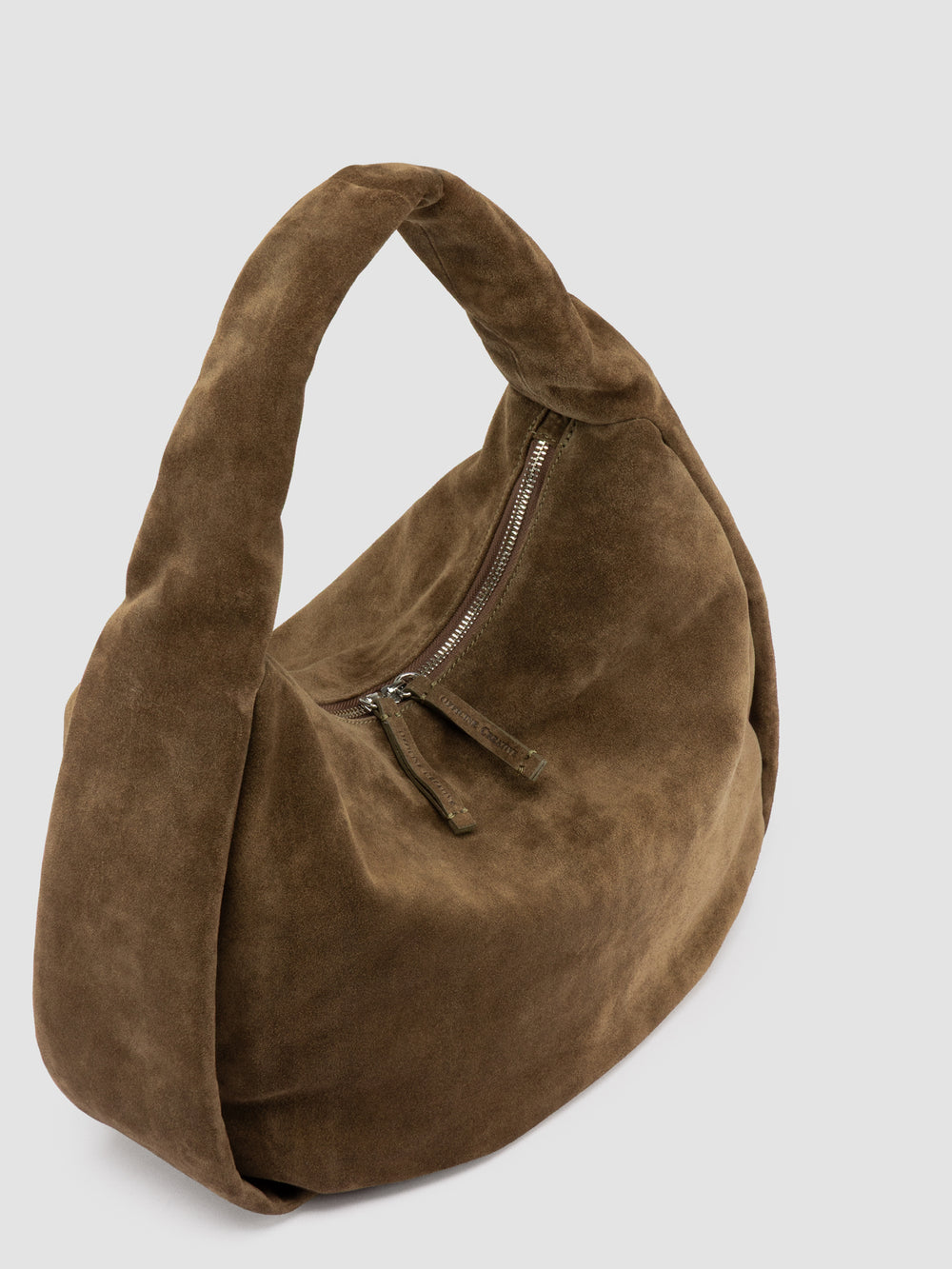 BOLINA 048 - Brown Suede Shoulder Bag - Image 3