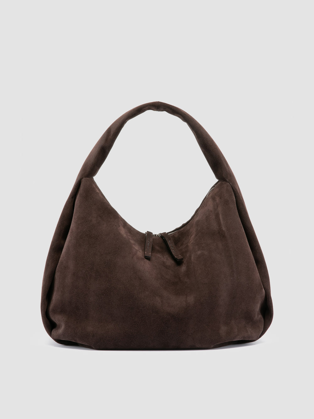 BOLINA 048 - Brown Suede Shoulder Bag