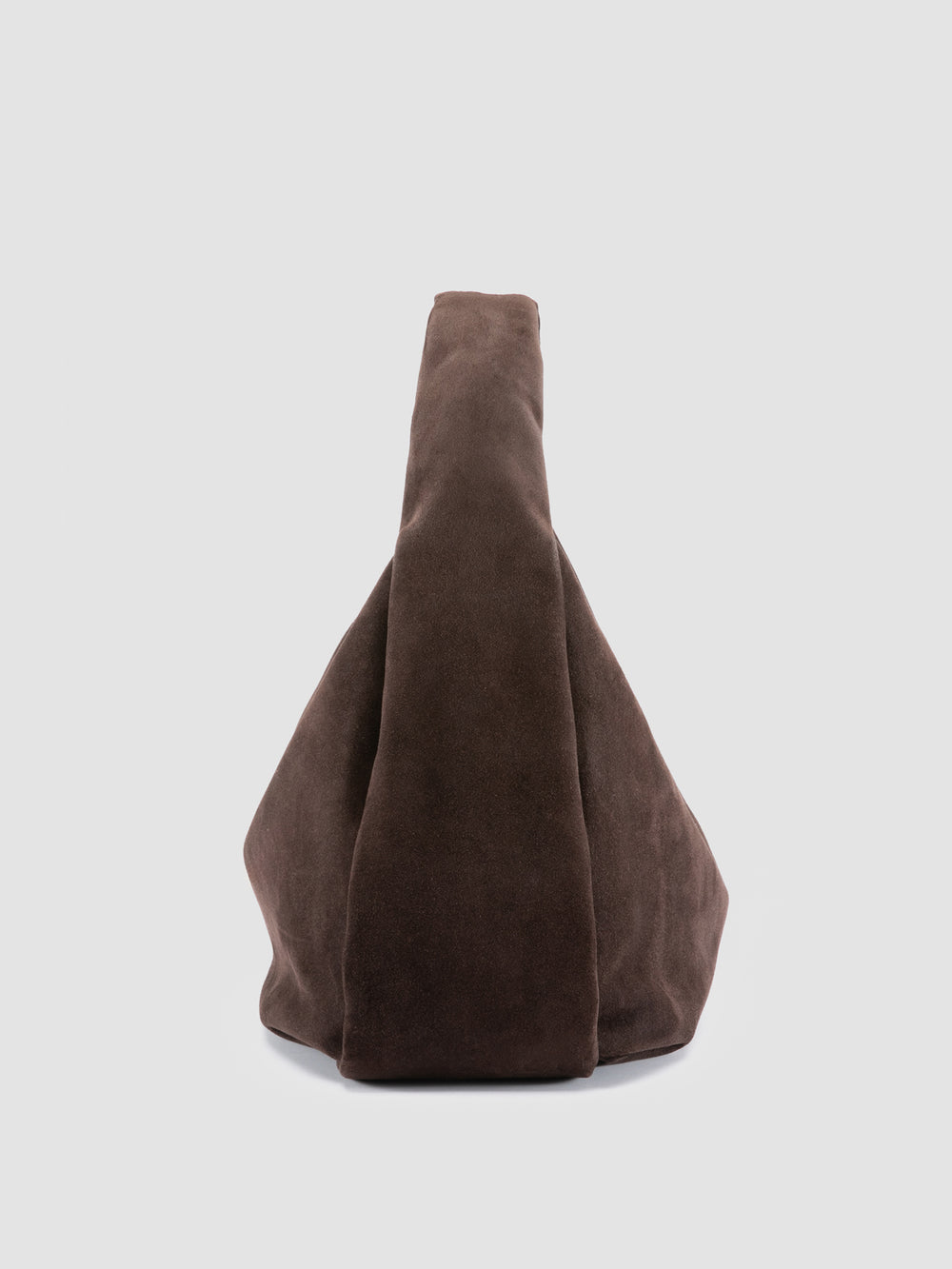BOLINA 048 - Brown Suede Shoulder Bag - Image 4