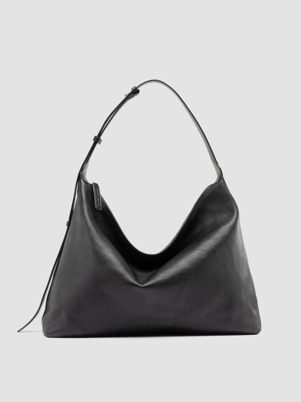 MADERNA 002 - Black Leather Crossbody Bag