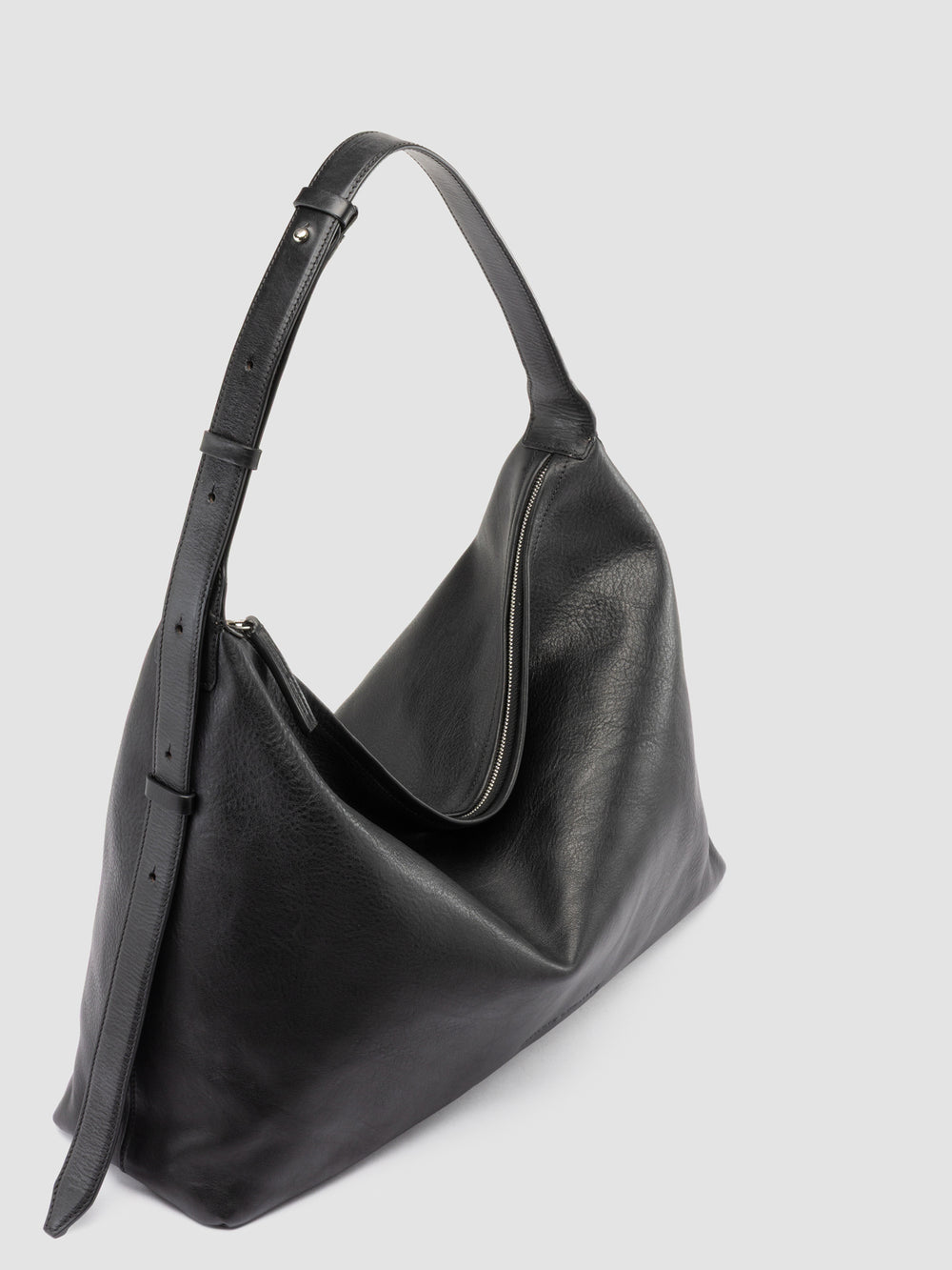 MADERNA 002 - Black Leather Crossbody Bag - Image 2