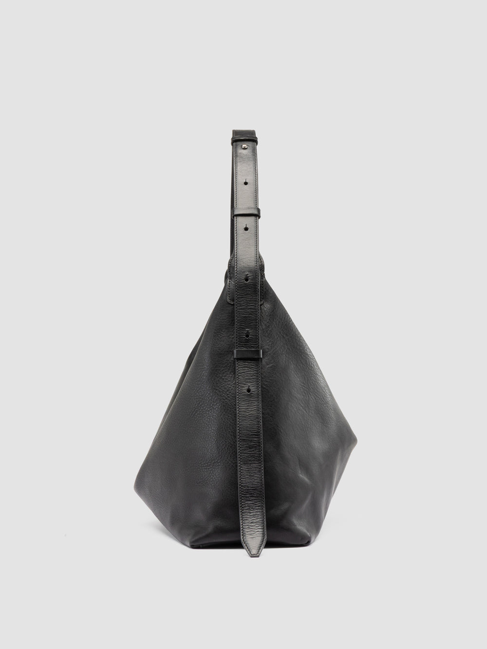 MADERNA 002 - Black Leather Crossbody Bag - Image 3