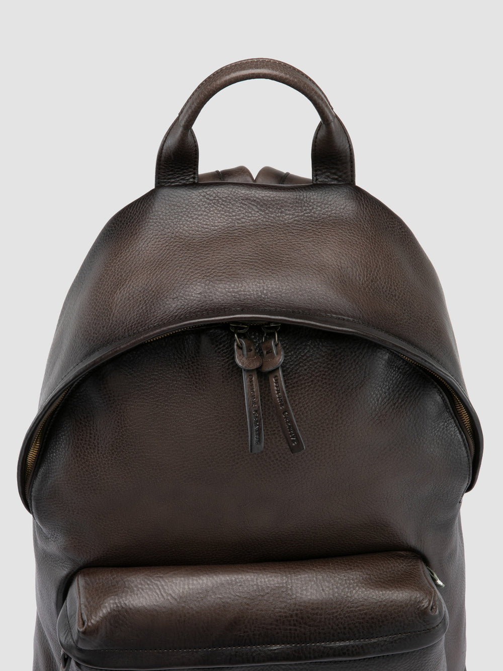 OC PACK 001 - Brown Leather Backpack - Image 3