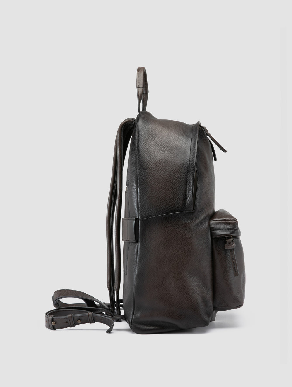 OC PACK 001 - Brown Leather Backpack - Image 5