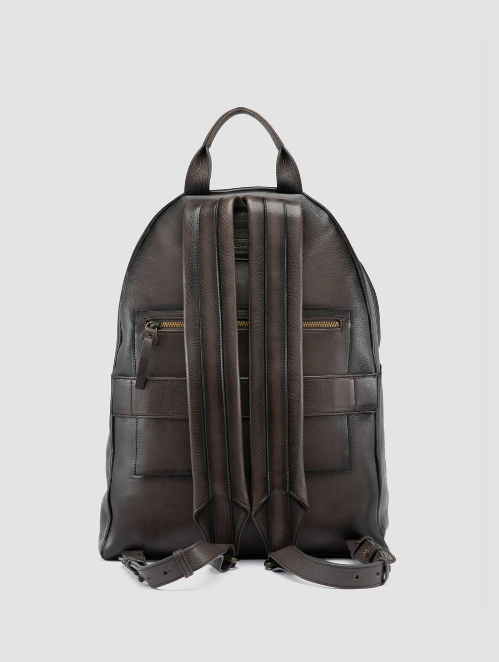 OC PACK 001 - Brown Leather Backpack - Image 6