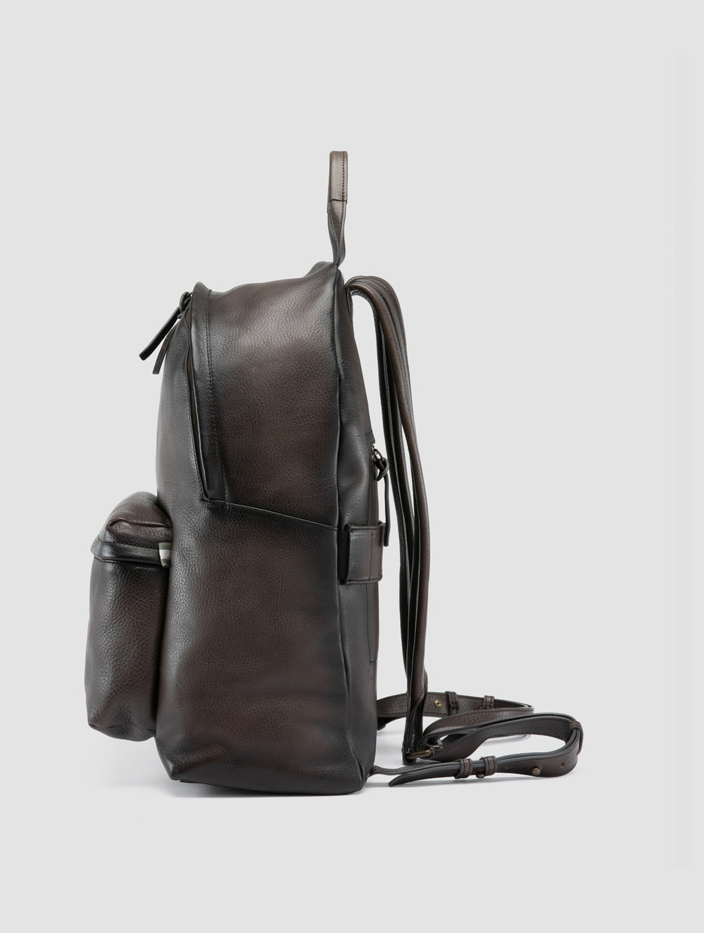 OC PACK 001 - Brown Leather Backpack - Image 7