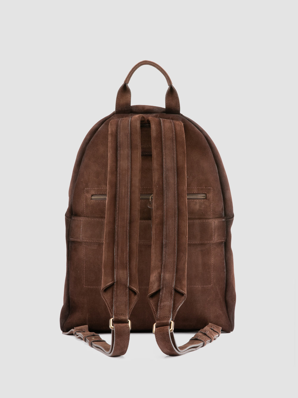 OC PACK 001 - Brown Suede Backpack - Image 4