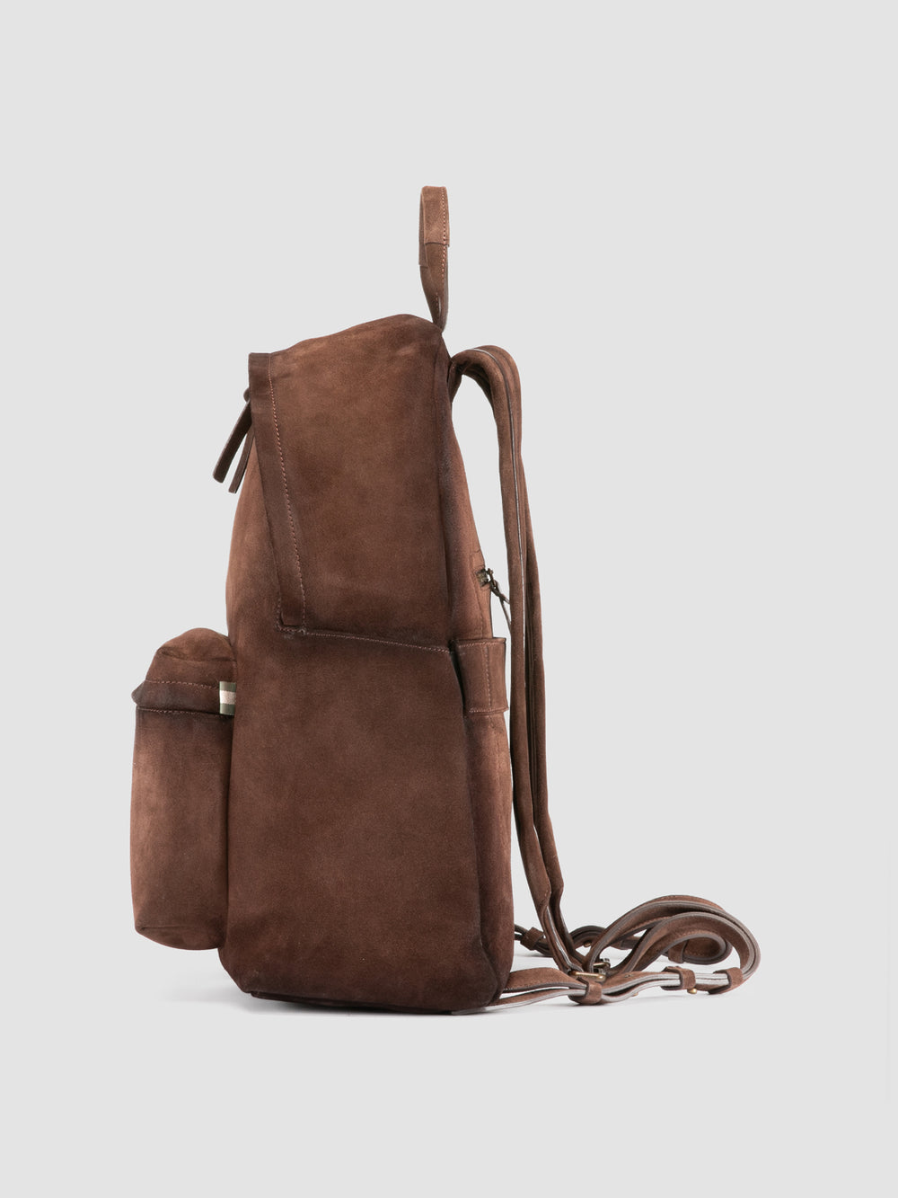 OC PACK 001 - Brown Suede Backpack - Image 5
