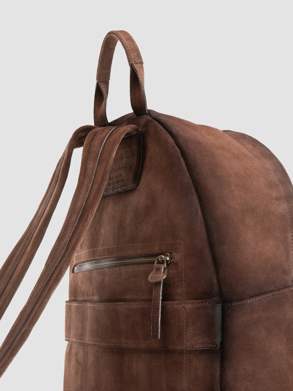 OC PACK 001 - Brown Suede Backpack - Image 6