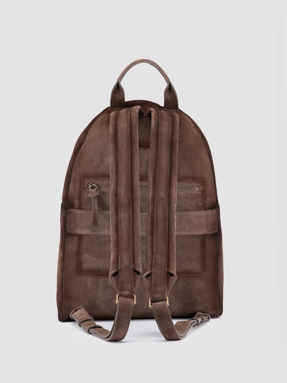OC PACK 001 - Taupe Suede Backpack - Image 5