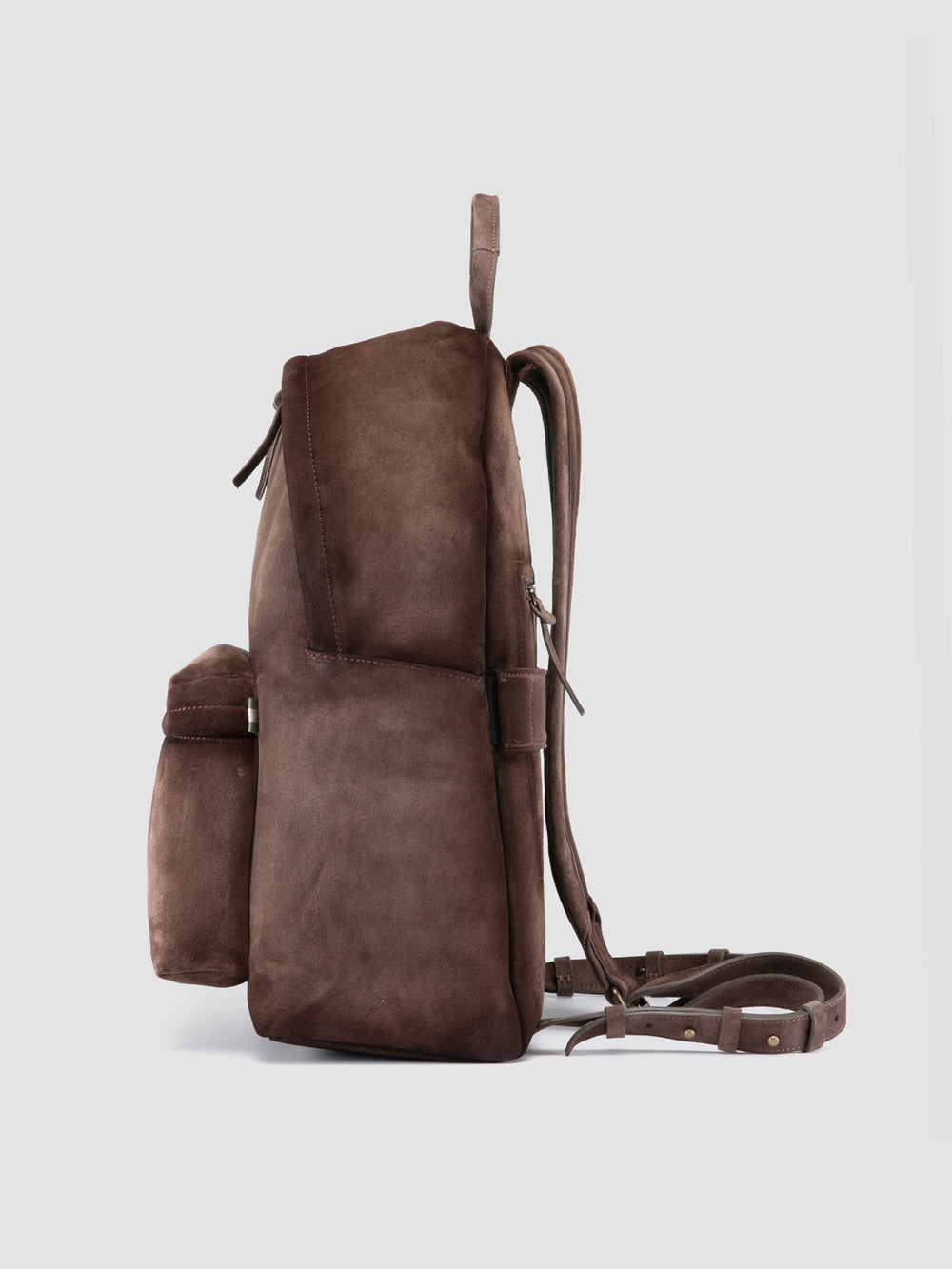 OC PACK 001 - Taupe Suede Backpack - Image 6