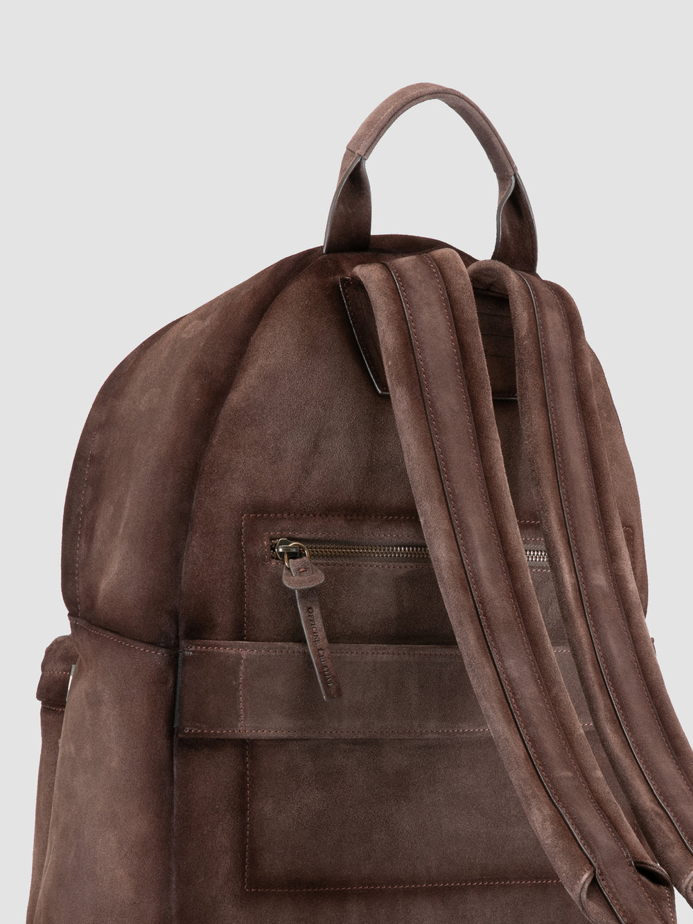 OC PACK 001 - Taupe Suede Backpack - Image 7