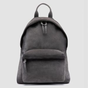 OC PACK 001 - Grey Suede Backpack