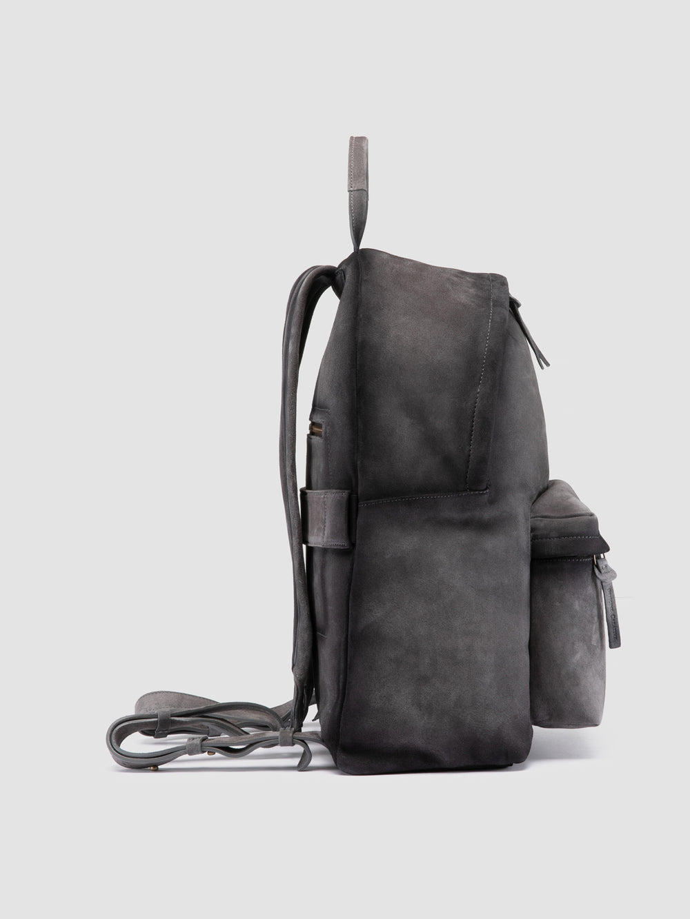 OC PACK 001 - Grey Suede Backpack - Image 3