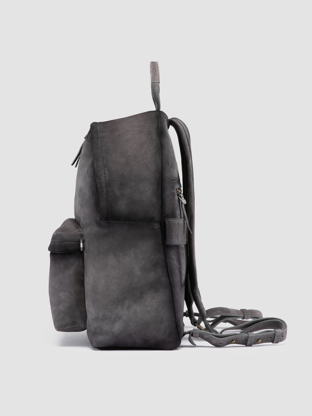 OC PACK 001 - Grey Suede Backpack - Image 5