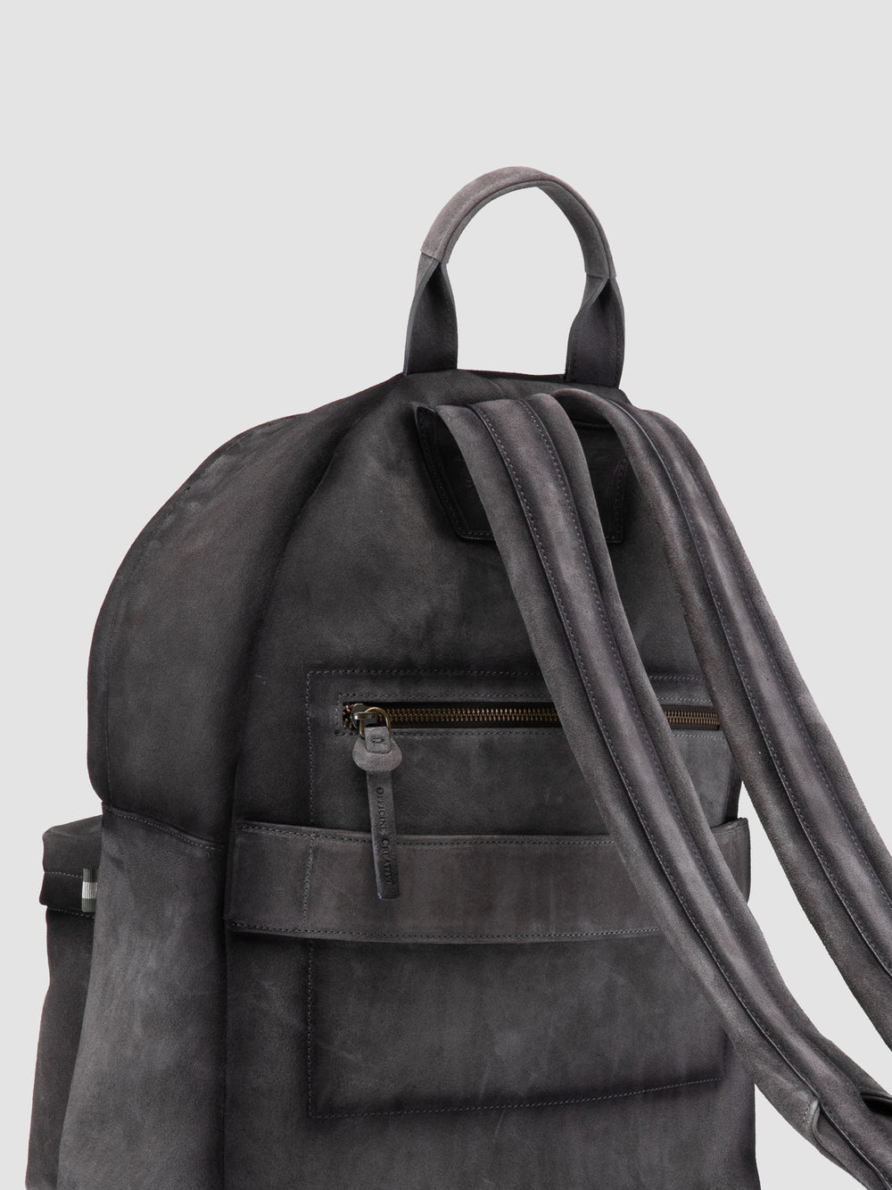 OC PACK 001 - Grey Suede Backpack - Image 6