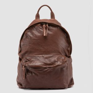 OC PACK 004 - Brown Leather Backpack