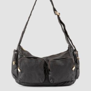 PAGE 002 - Brown Leather Shoulder bags