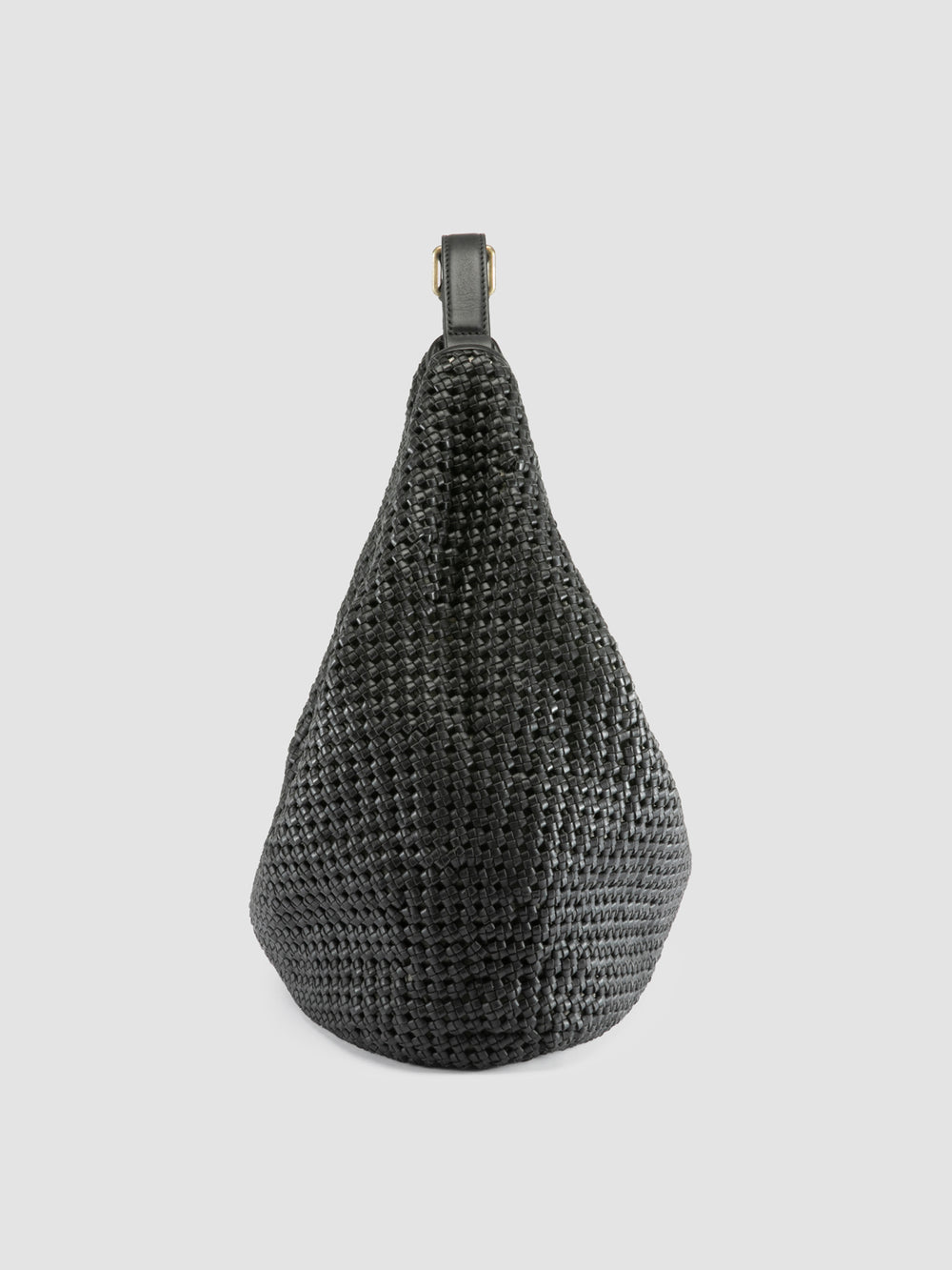 VICKY 002 - Black Leather Shoulder Bag - Image 6
