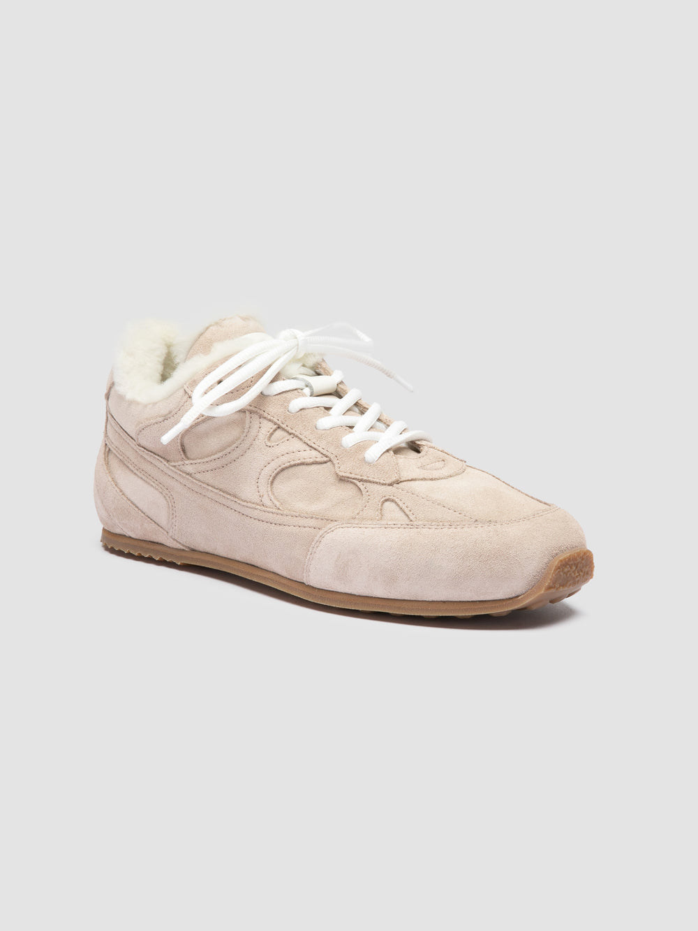 AWAY 102 - Ivory Suede Sneakers - Image 3