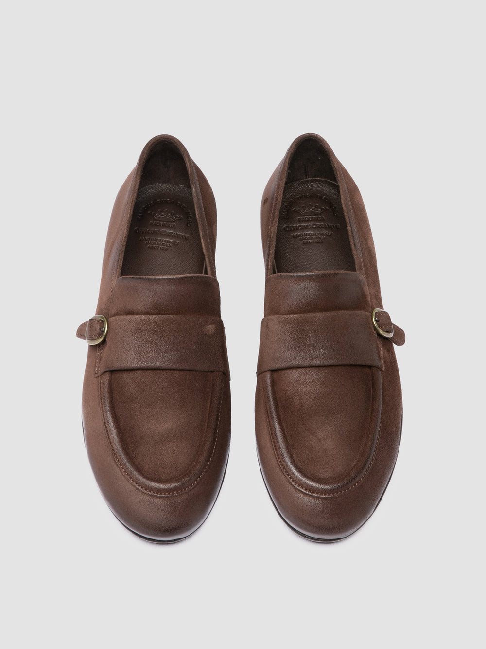 BLAIR DD 003_W - Brown Suede Penny Loafers - Image 2