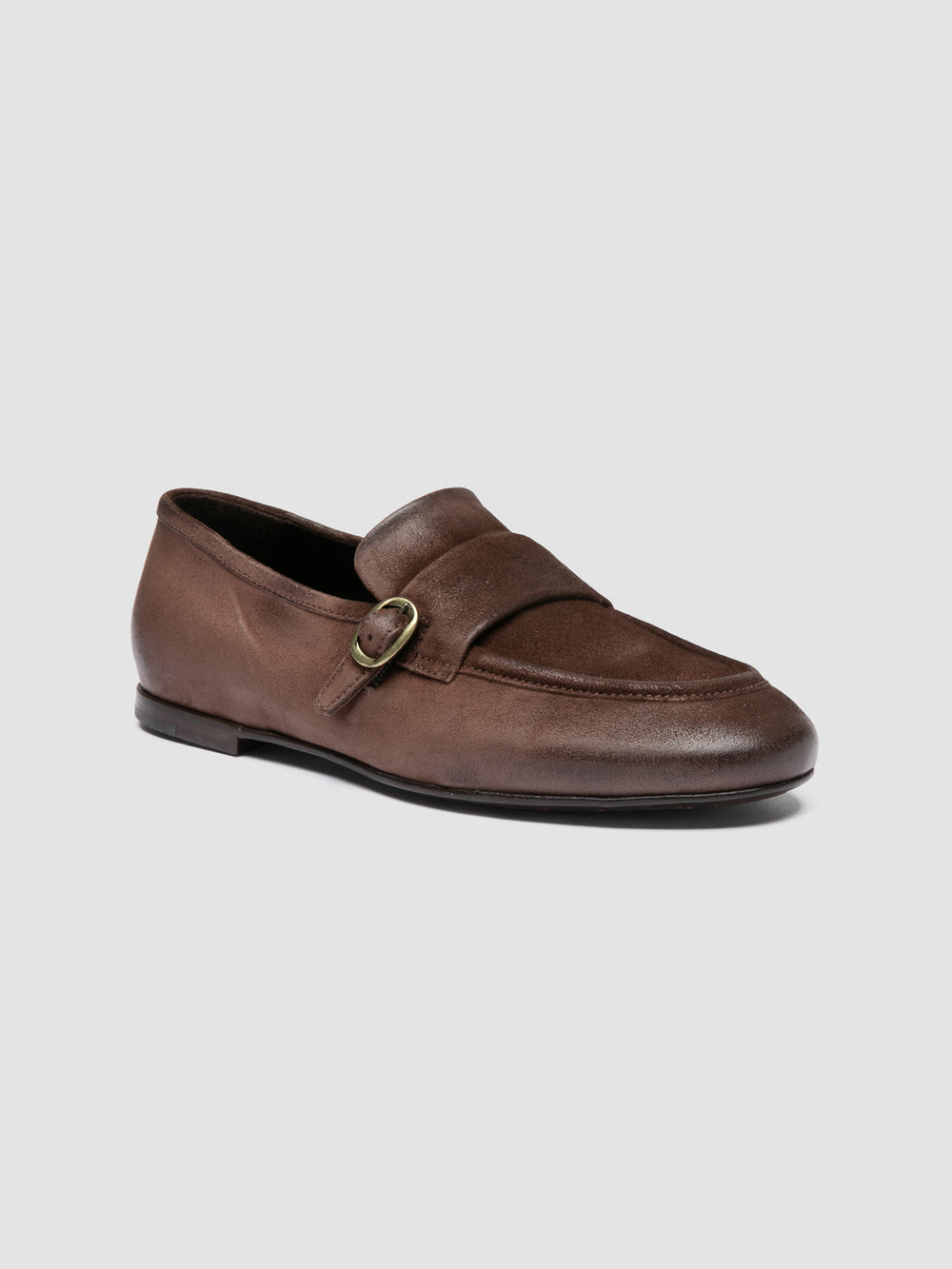 BLAIR DD 003_W - Brown Suede Penny Loafers - Image 3