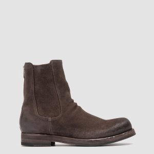 BULLA DD 304 - Taupe Suede Zipped Boots