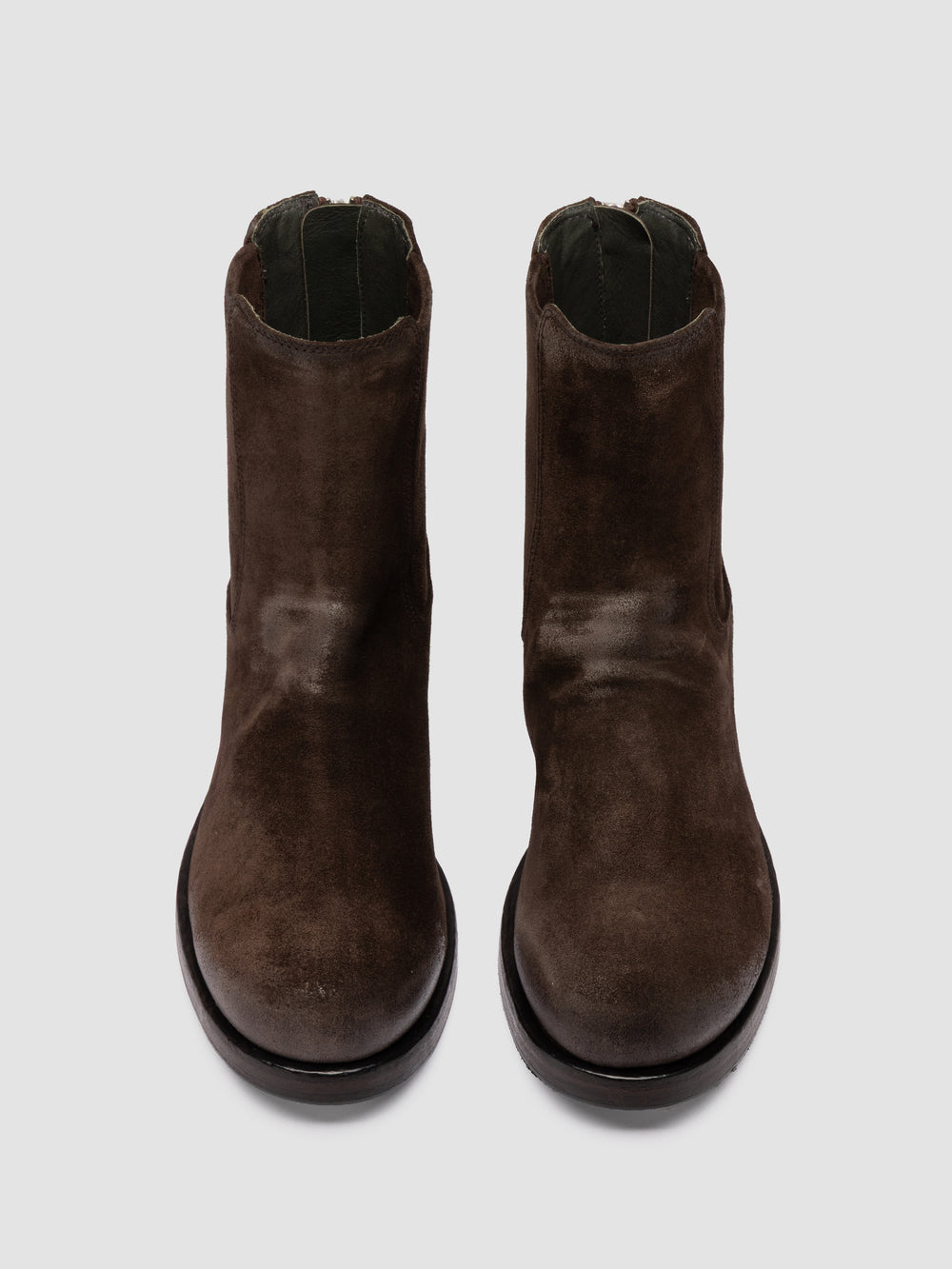 BULLA DD 304 - Brown Suede Zipped Boots - Image 2