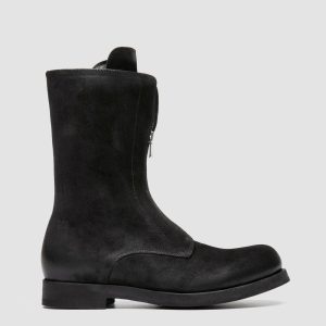 BULLA DD 315 - Black Suede Zipped Boots