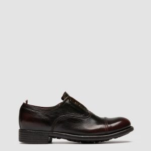 CALIXTE 003 - Brown Leather Oxford Shoes