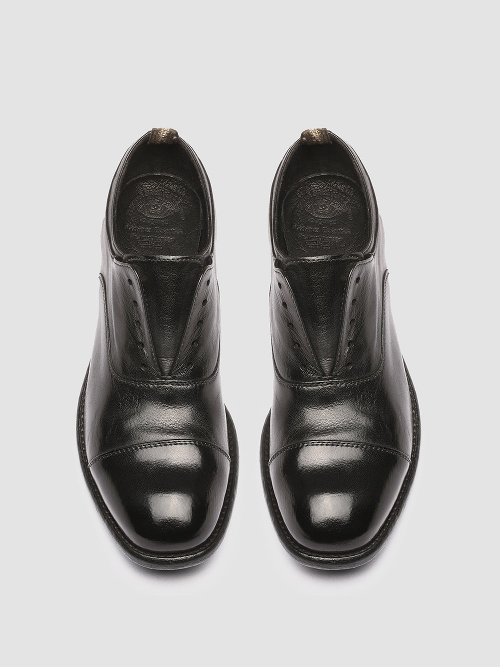 CALIXTE 003 - Black Leather Oxford Shoes - Image 2