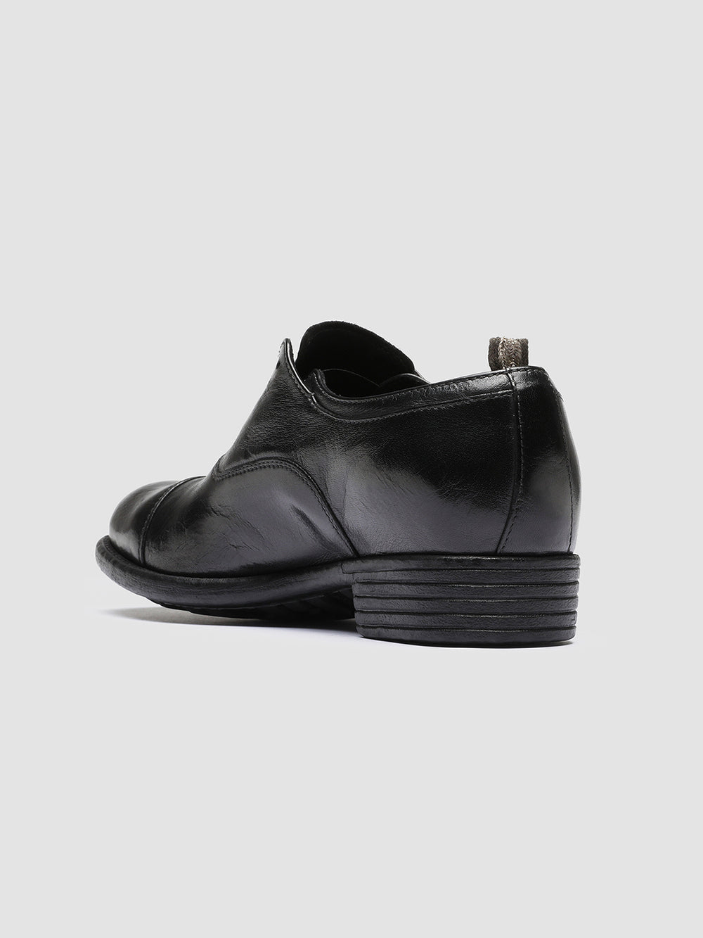 CALIXTE 003 - Black Leather Oxford Shoes - Image 4