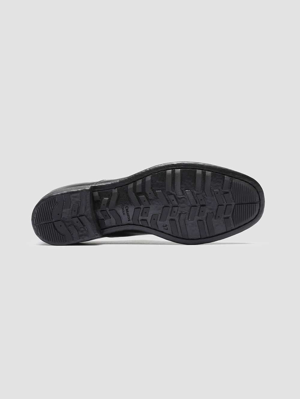 CALIXTE 003 - Black Leather Oxford Shoes - Image 5