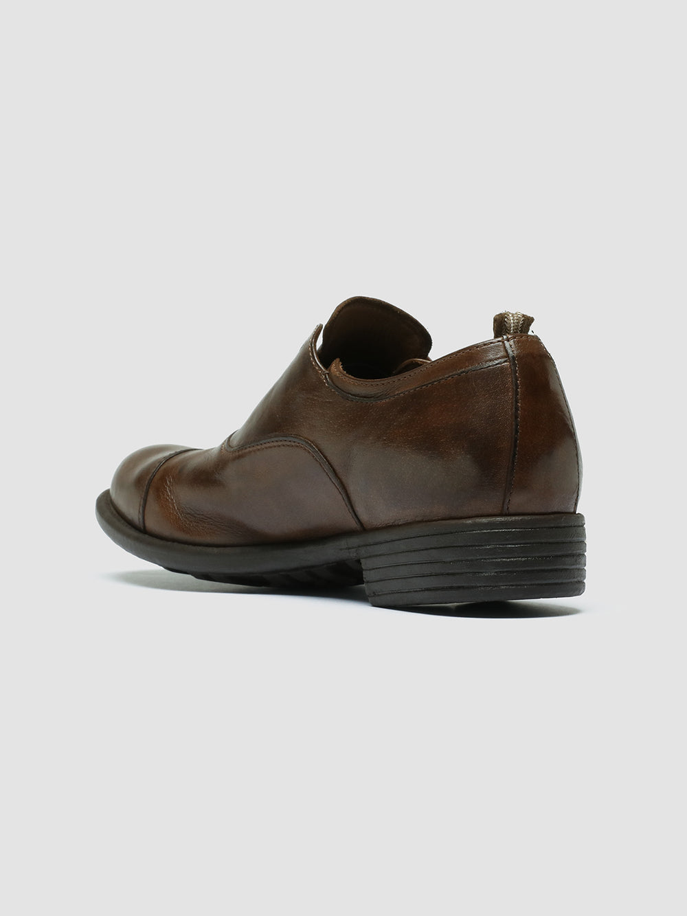 CALIXTE 003 - Brown Leather Oxford Shoes - Image 4