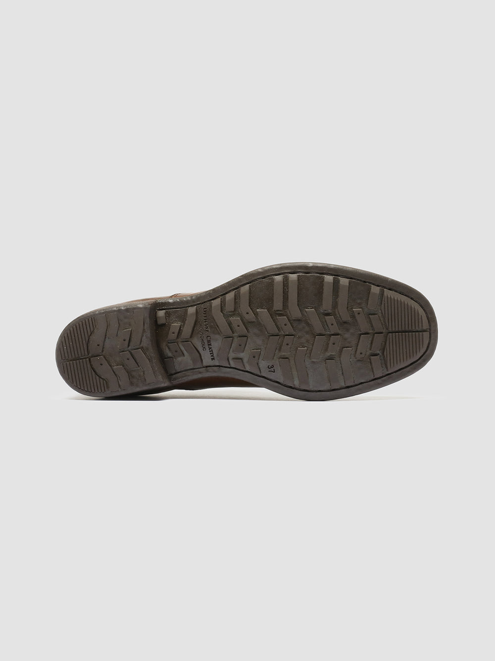 CALIXTE 003 - Brown Leather Oxford Shoes - Image 5