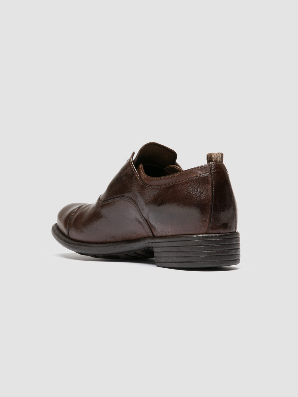 CALIXTE 003 - Brown Leather Oxford Shoes - Image 4