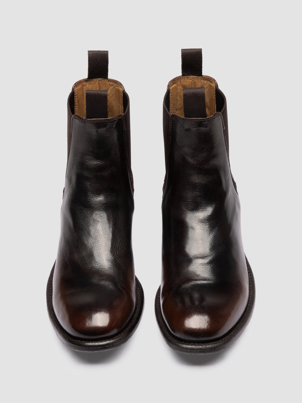 CALIXTE 004 - Brown Leather Chelsea Boots - Image 2