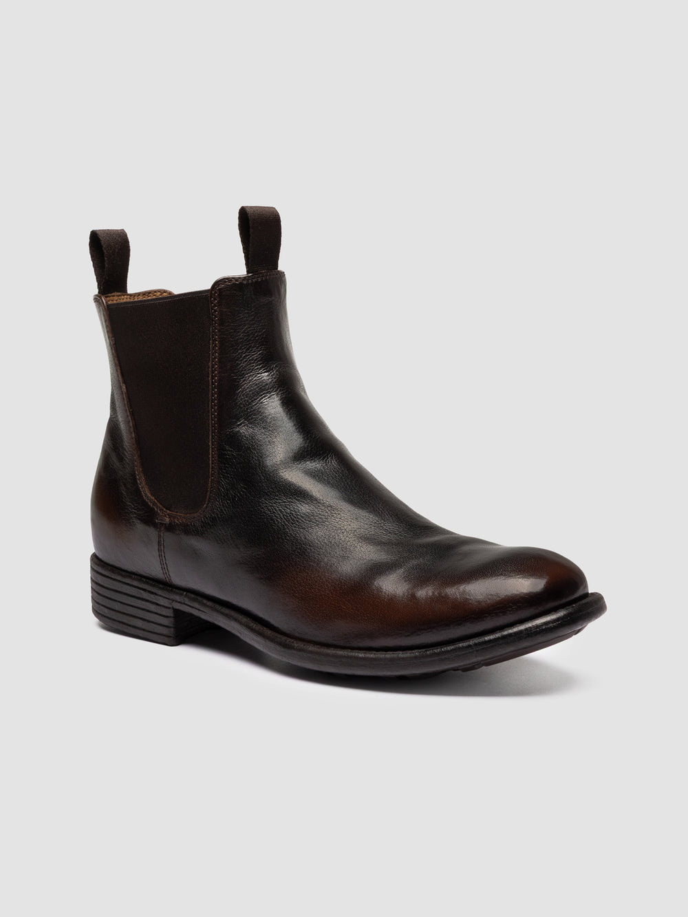 CALIXTE 004 - Brown Leather Chelsea Boots - Image 3