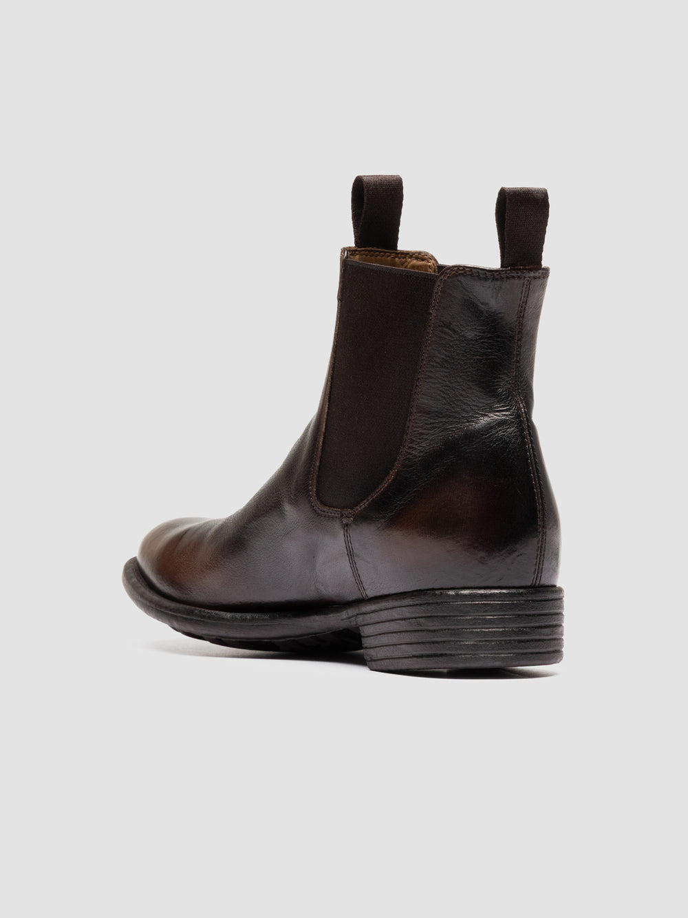 CALIXTE 004 - Brown Leather Chelsea Boots - Image 4